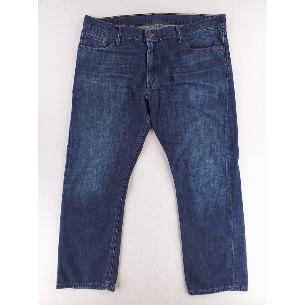 Levis 514 Jeans Mens 40x30 Slim Straight Pants Modern Denim Casual Workwear Dark
